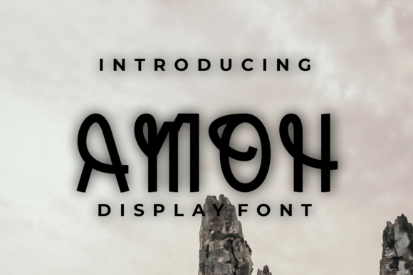 Amoh: A Bold and Expressive Display Font for Creative Projects
