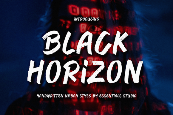Black Horizon: A Modern Font for Bold Urban Designs