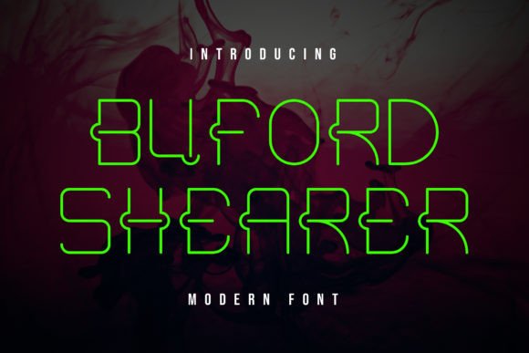 Buford Shearer: A Bold Modern Font for Impactful Design