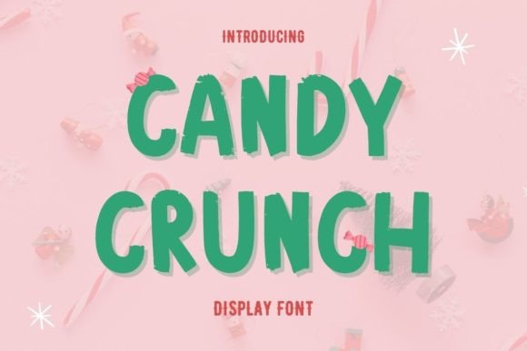 Candy Crunch: A Bold Display Font for Captivating Visuals