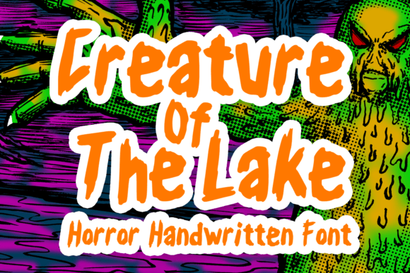 Creature of the Lake: A Versatile Horror-Themed Display Font