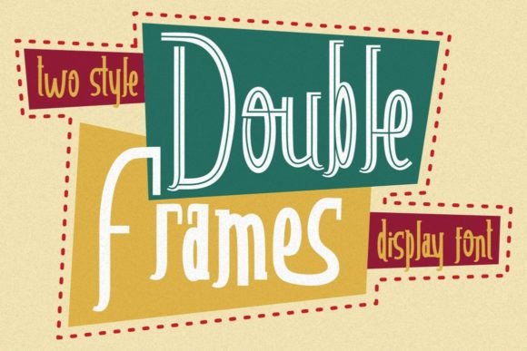 Double Frames: A Cool and Fun Display Font for Creative Projects