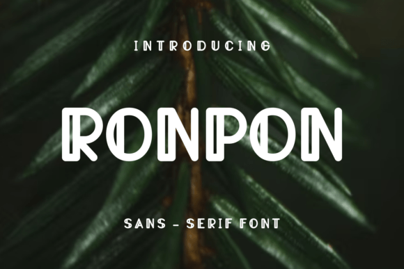 Enhancing Visual Communication with the Unique Ronpon Display Font