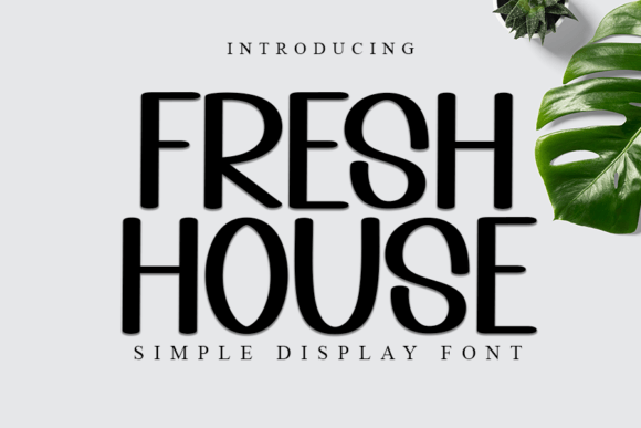 Fresh House: A Modern Handwritten Font for Creative Design