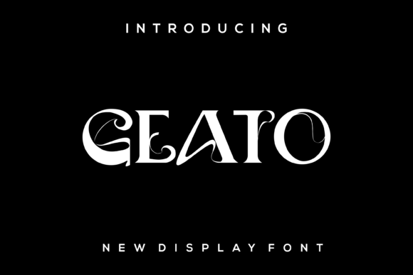 Geato: A Bold Display Font for Creative Expression