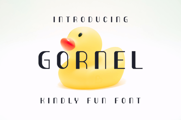 Gornel: A Display Font for Elevating Visual Communication in Professional and Creative Workflows