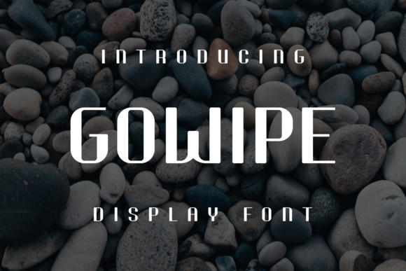 Gowipe: A Fun and Unique Display Font for Creative Expression