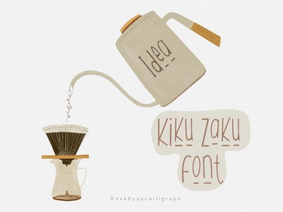 Kiku Zaku Font: A Playful Addition to Modern Design Projects
