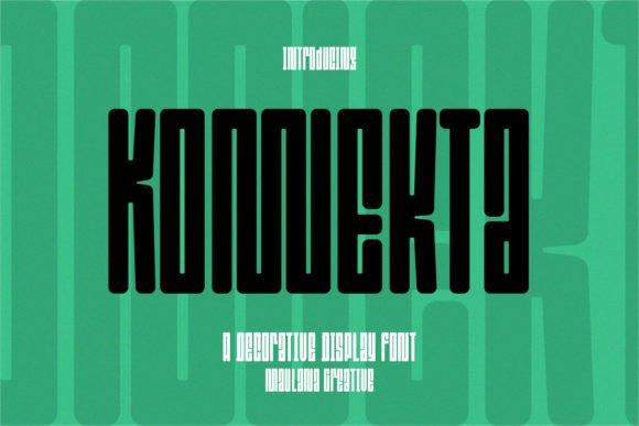 Konnekta: A Condensed Display Font for Modern Design