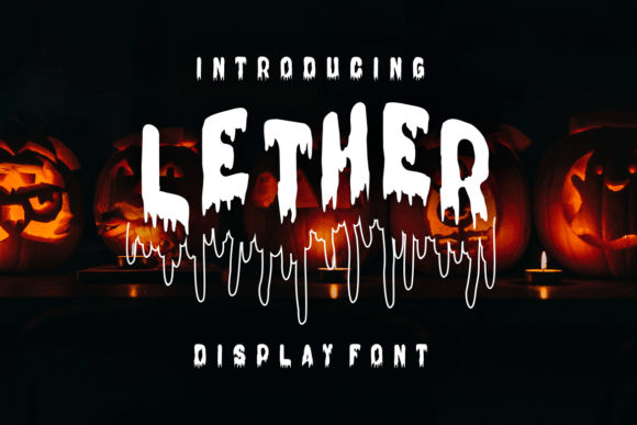 Lether: A Bold and Unique Display Font