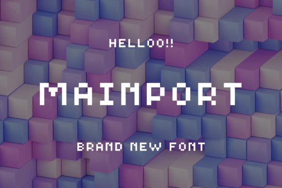 Mainport: A Stylish and Unique Display Font for Creative Projects