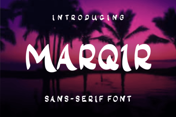 Marqir: A Unique Display Font for Creative Projects