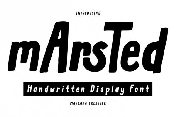 Marsted: A Versatile Handwritten Display Font for Creative Projects
