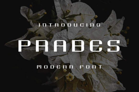 Prabes: Elevating Design with a Fun and Unique Display Font