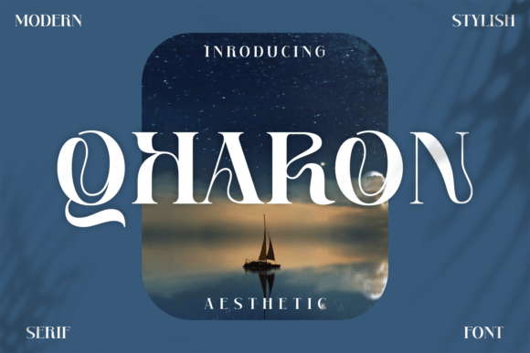 Qharon: A Luxurious Serif Font for Elegant Designs