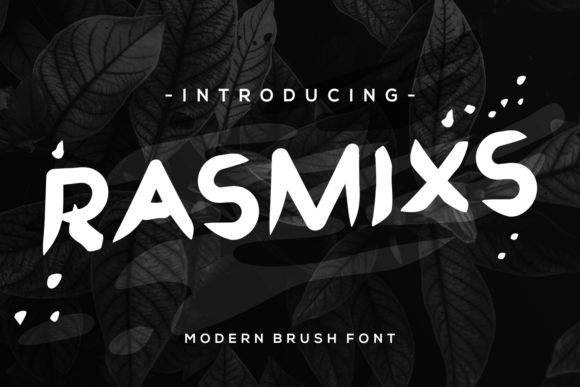 Rasmixs: A Cool and Unique Display Font for Modern Designers