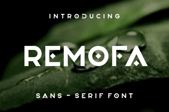 Remofa: A Display Font That Elevates Your Visual Projects