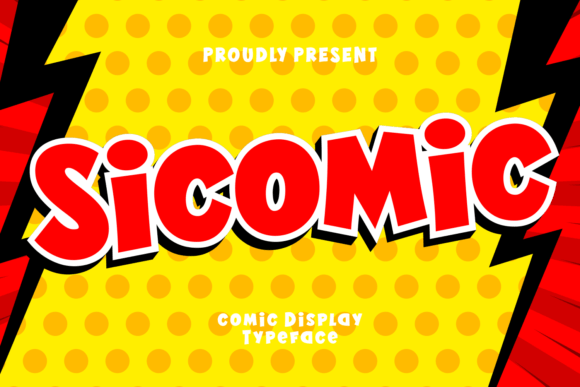Sicomic: A Playful Display Font for Creative Impact