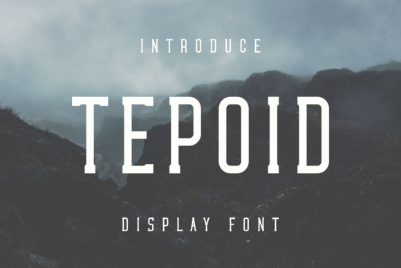 Tepoid: A Cool and Unique Display Font for Modern Creativity