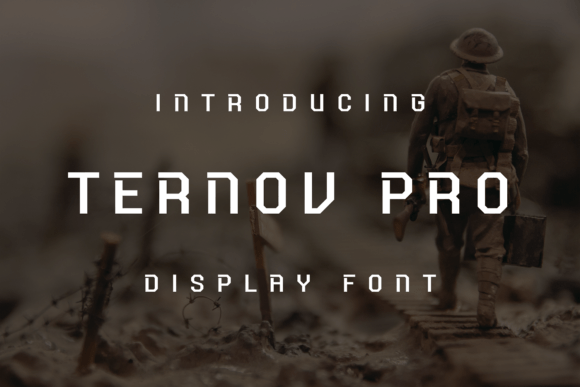 Ternov Pro: A Fun and Unique Display Font for Impactful Designs